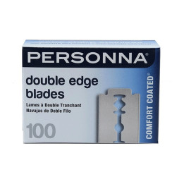 PERSONNA 100 RAZOR BLADES LAB BLUE COMFORT COATED
