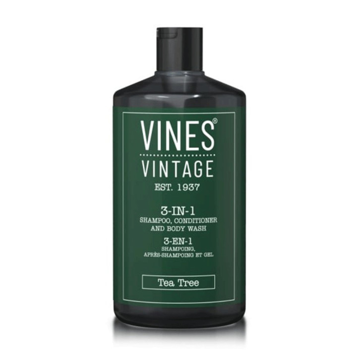 VINES VINTAGE 3 IN 1 SHAMPOO CONDITIONER AND BODY WASH 500ML