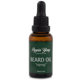 POPPIN YANG BEARD OIL HEMP 30ML