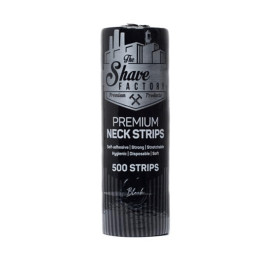 THE SHAVE FACTORY NECK STRIPS 5X100 BLACK
