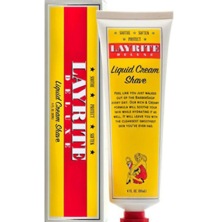 LAYRITE DELUXE LIQUID SHAVE CREAM 118ML