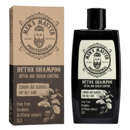 MEN'S MASTER PROFESSIONAL DETOX SHAMPOO ACTIVE CARBON AND BURDOCK 260M