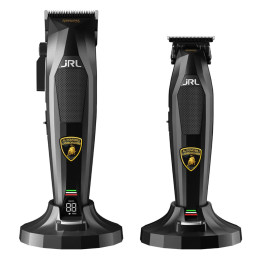 JRL LAMBORGHINI DIAMANTE KIT BLACK HAIR CLIPPER CORDLESS 2025C AND TRIMMER CORDLESS 2025T