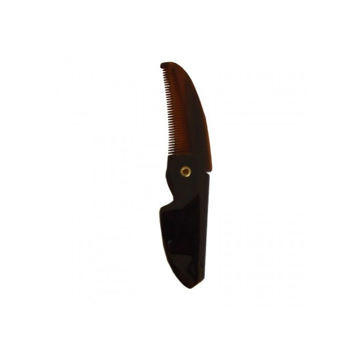 MORGAN'S FOLDING POCKET MOUSTACHE COMB - SMALL