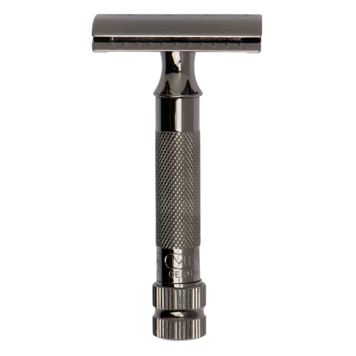 MERKUR SAFETY RAZOR CLOSED COMB 34C METALLIC GREY