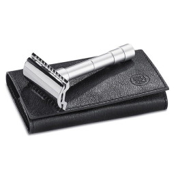 MERKUR SAFETY RAZOR 46C WITH 10 RAZOR BLADES