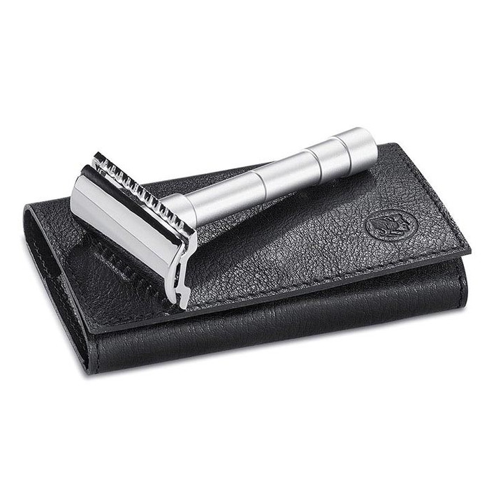 MERKUR SAFETY RAZOR 46C WITH 10 RAZOR BLADES