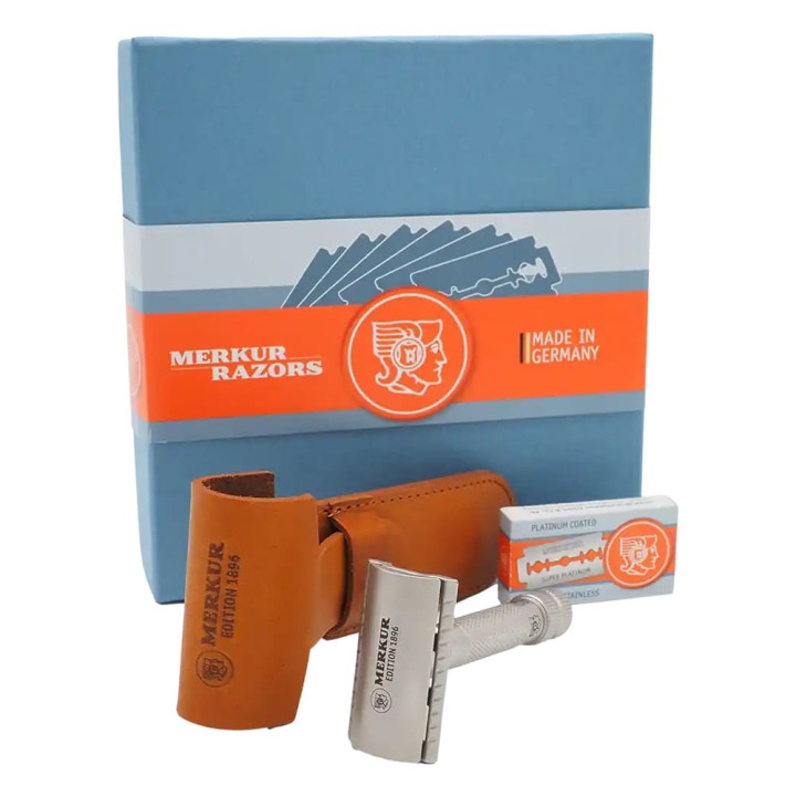 MERKUR SAFETY RAZOR 34 SPECIAL EDITION 1896 STAINLESS STEEL