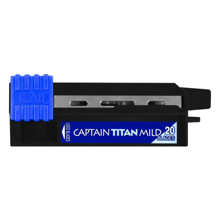 20 RAZOR BLADES KAI CAPTAIN TITAN MILD