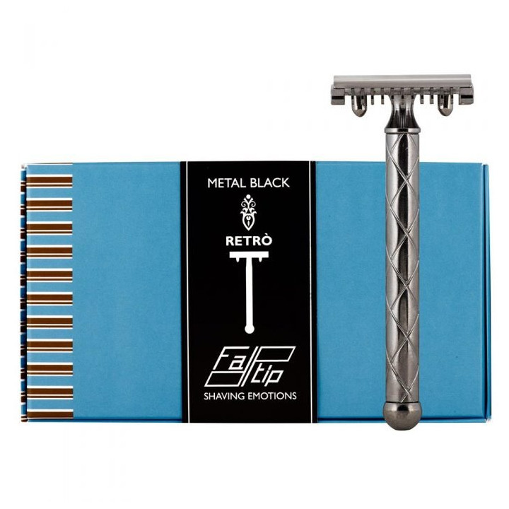 FATIP SAFETY RAZOR METAL BLACK RETRO