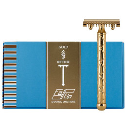 FATIP SAFETY RAZOR GOLDEN HANDLE RETRO