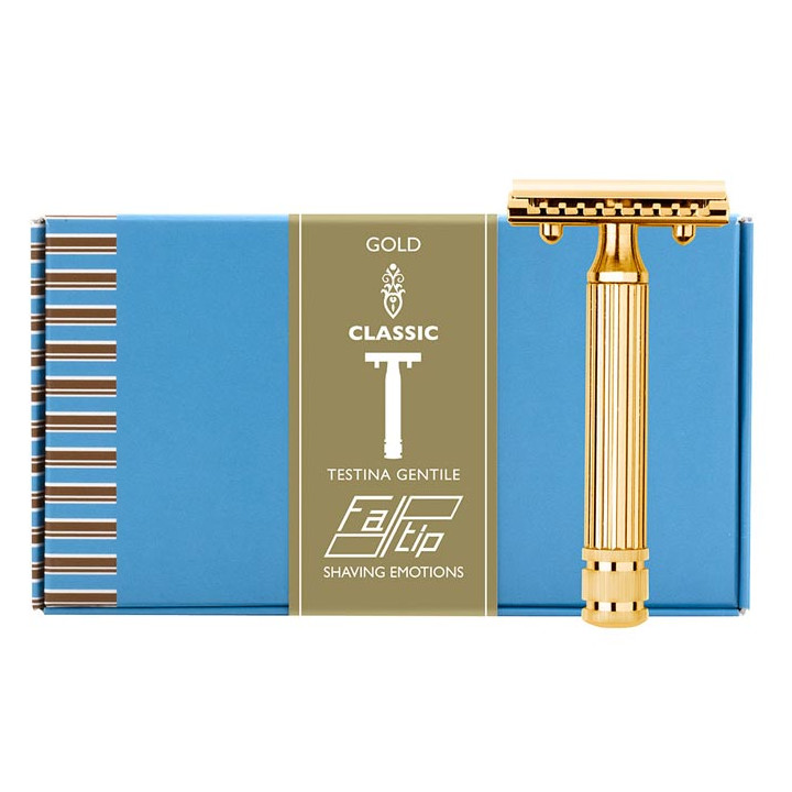 FATIP SAFETY RAZOR GRANDE GOLD CLASSIC GENTILE HEAD