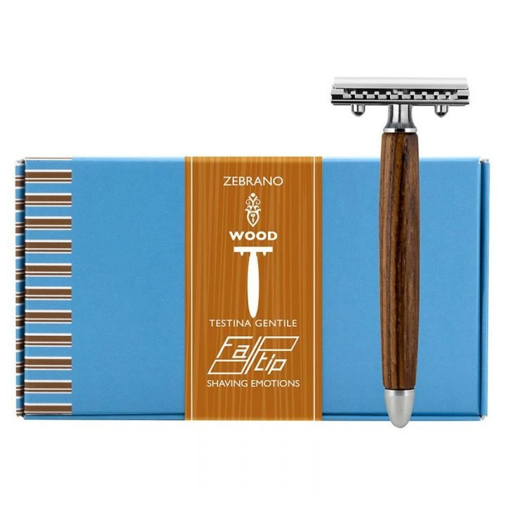 FATIP SAFETY RAZOR ZEBRANO WOOD GENTLE HEAD