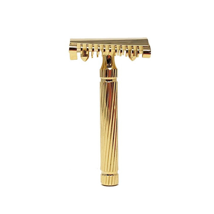 FATIP SAFETY RAZOR SLANT OPEN COMB GOLD PICCOLO