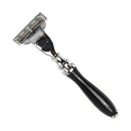 PARKER SAFETY RAZOR MACH 3 BLACK HANDLE