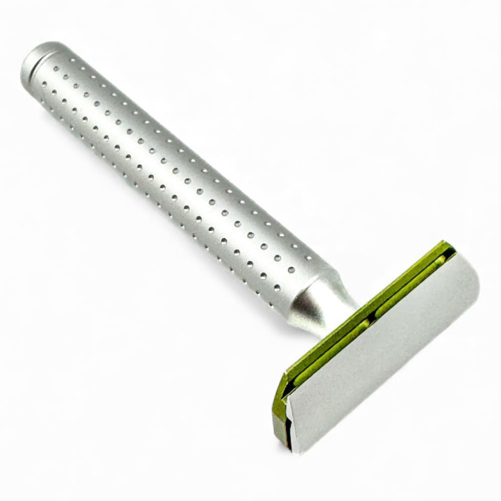 PARKER SAFETY RAZOR CLOSED COMB AEROSHAVE ALUMINUM L