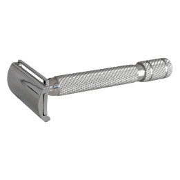 RAZOROCK NEXT SAFETY RAZOR LEVEL 135 WITH HOLLOW BARBER POLE LONG HANDLE
