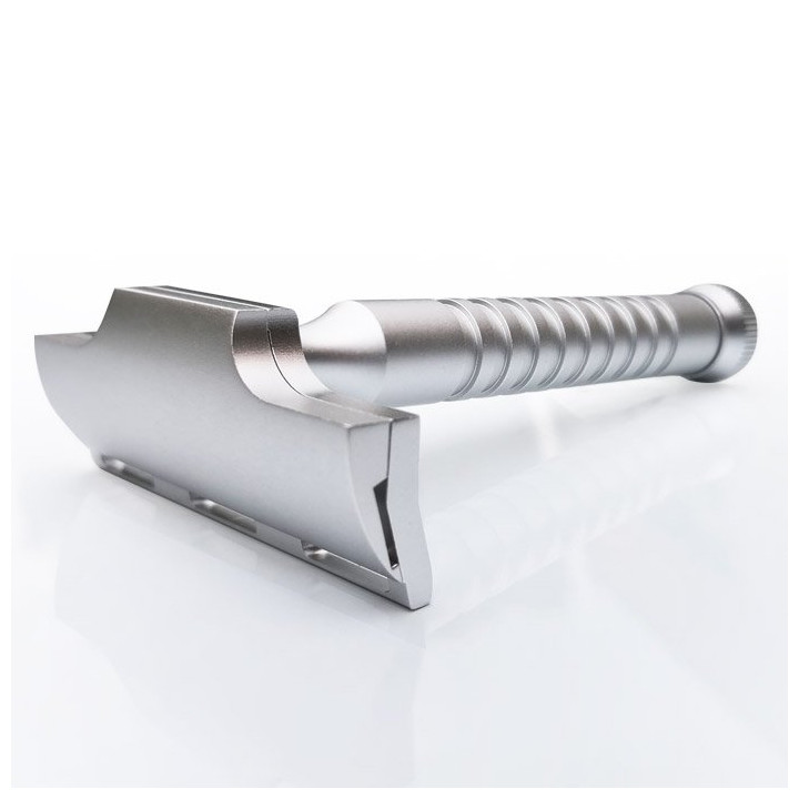 RAZOROCK SAFETY RAZOR SATIN SILVER HAWK SE