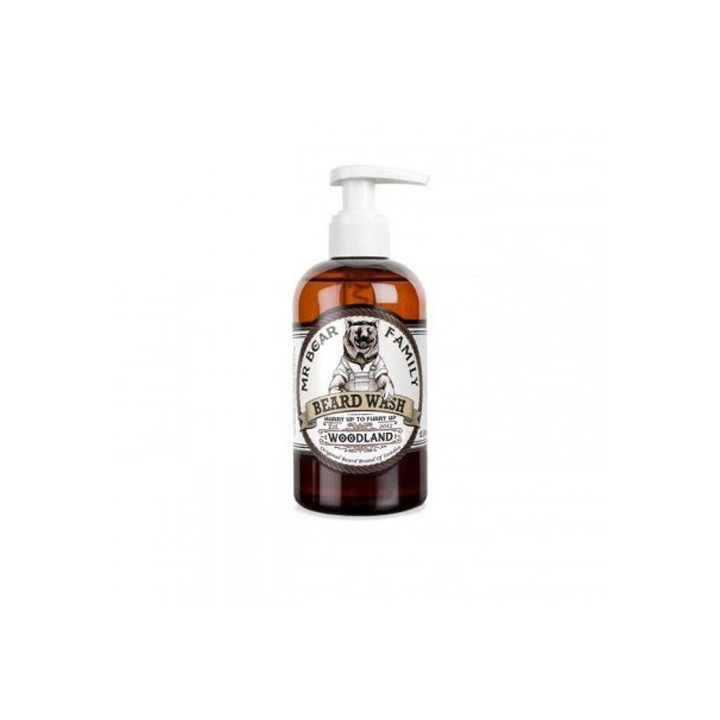 MR BEAR FAMILY BEARD WASH WOODLAND 250ML