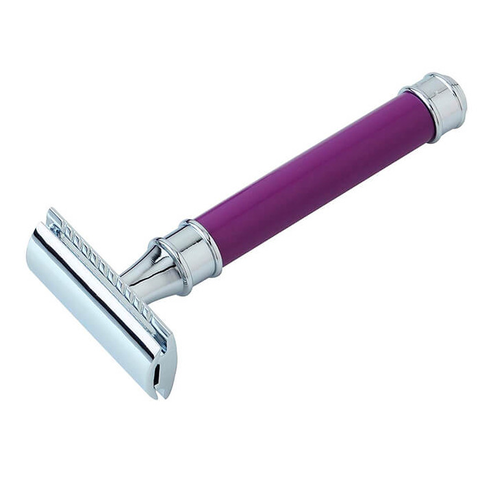 PEARL SHAVING SAFETY RAZOR A-141 PURPLE
