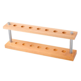 PEARL SHAVING STAND FOR SAFETY RAZOR WOOD 7 SLOT
