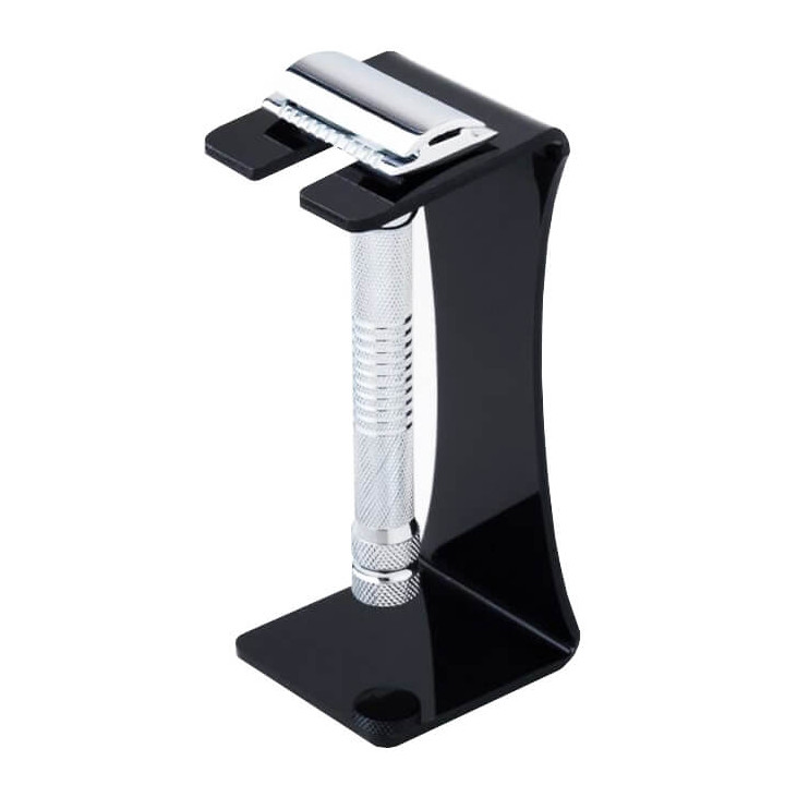 PEARL SHAVING STAND FOR SAFETY RAZOR BLACK