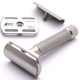 REX SAFETY RAZOR ENVOY 316 STAINLESS STEEL - RSC-104