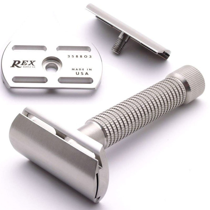 REX SAFETY RAZOR ENVOY 316 STAINLESS STEEL - RSC-104