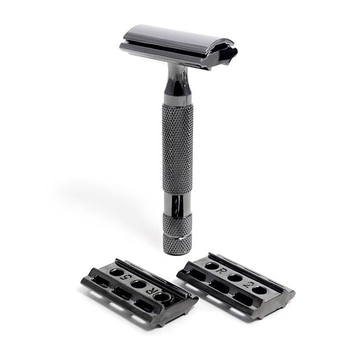 ROCKWELL SAFETY RAZOR 6C CHROME GUN METAL