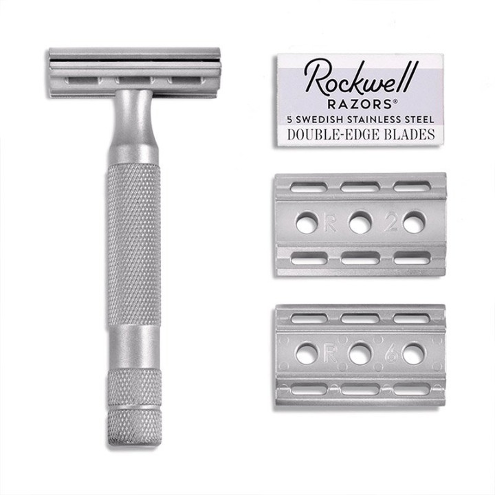 ROCKWELL SAFETY RAZOR 6S STAINLESS STEEL