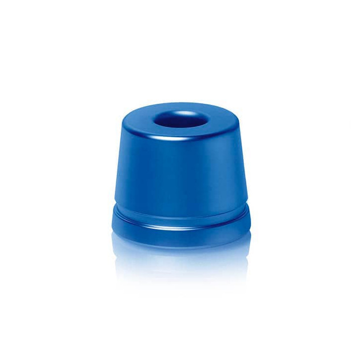 ROCKWELL BASE STAND FOR SAFETY RAZOR STAINLESS STEEL BLUE