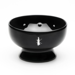 TATARA SHAVING BOWL IN BLACK PORCELAIN