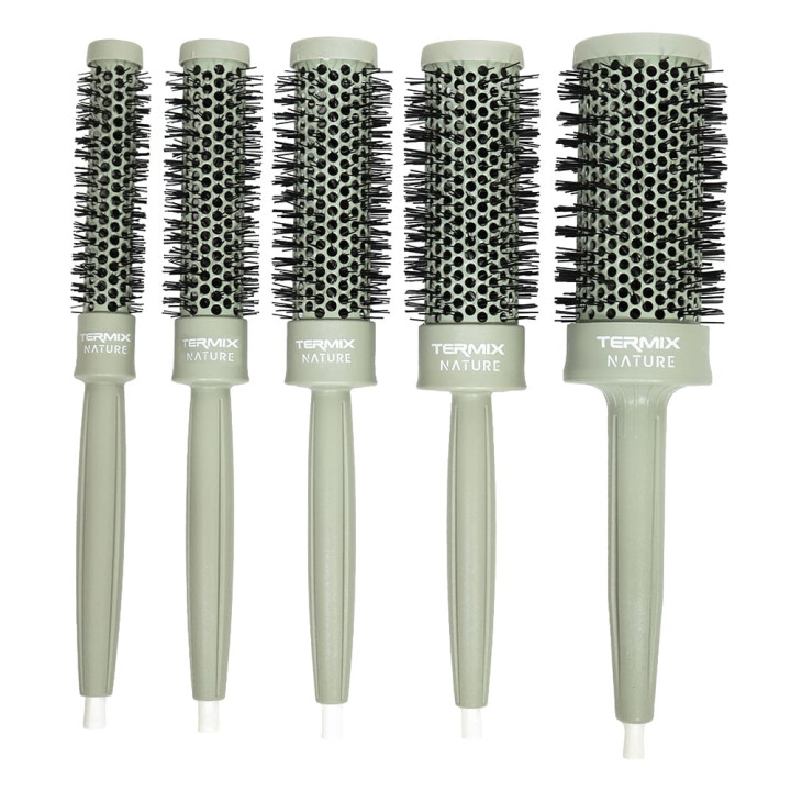 TERMIX NATURE HAIRBRUSH SET 17, 23, 28, 32, 43 MM