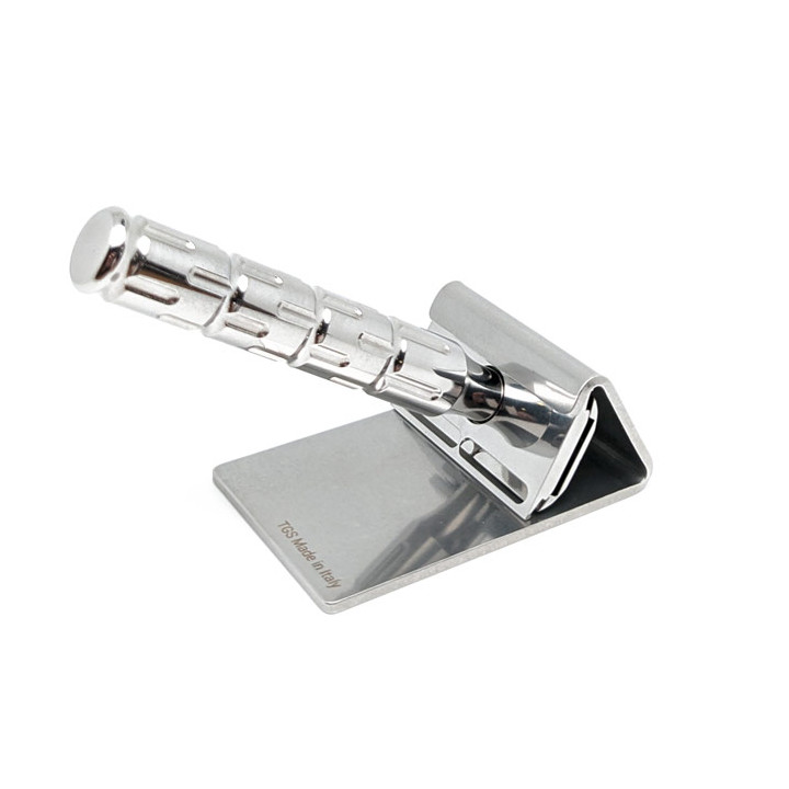 THE GOODFELLAS’ SMILE STAND FOR SAFETY RAZOR STAINLESS STEEL
