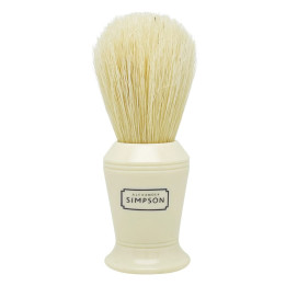 SIMPSONS SHAVING BRUSH IN BLEACHED BRISTLE BARBICAN