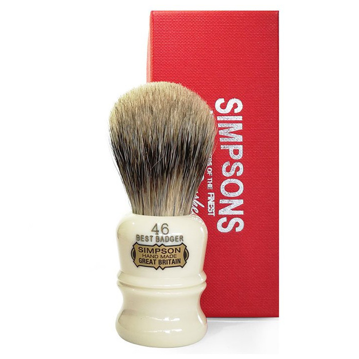 SIMPSONS SHAVING BRUSH BERKELEY 46 BEST BADGER
