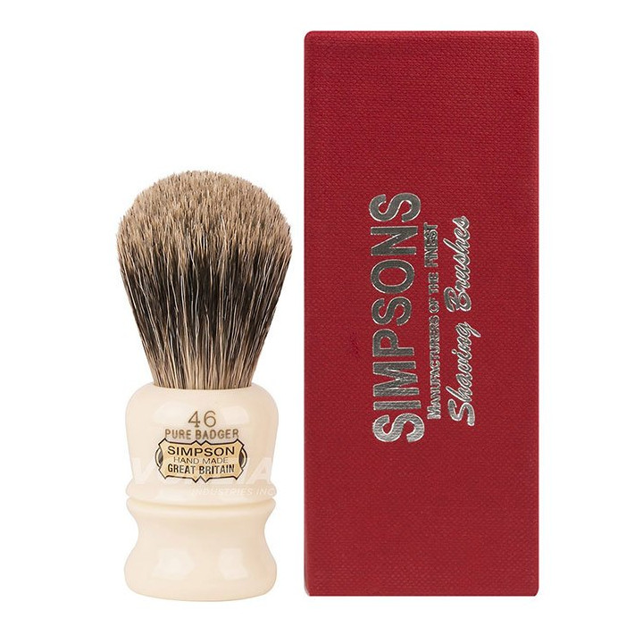 SIMPSONS SHAVING BRUSH BERKELEY 46 PURE BADGER
