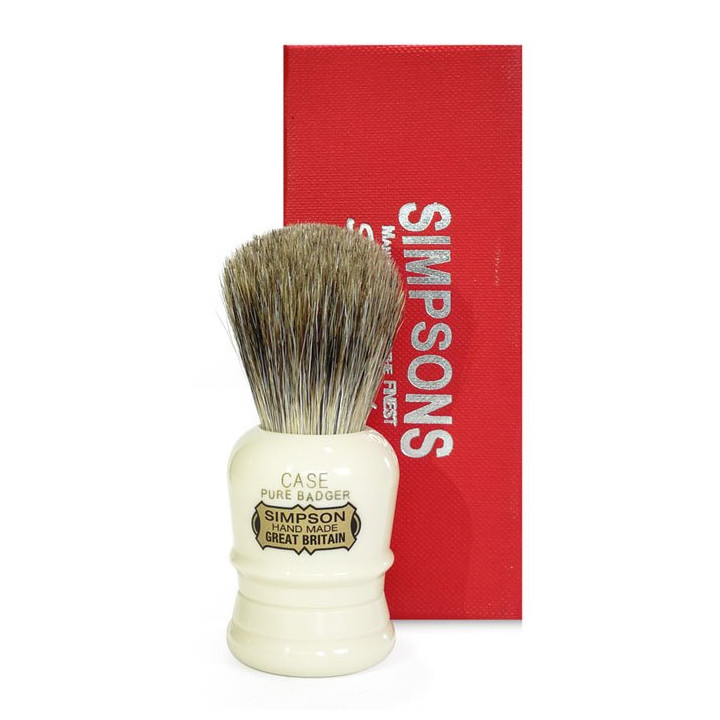 SIMPSONS SHAVING BRUSH CASE C1 PURE BADGER