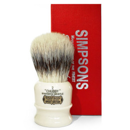 SIMPSONS SHAVING BRUSH CHUBBY 2 SYNTHETIC