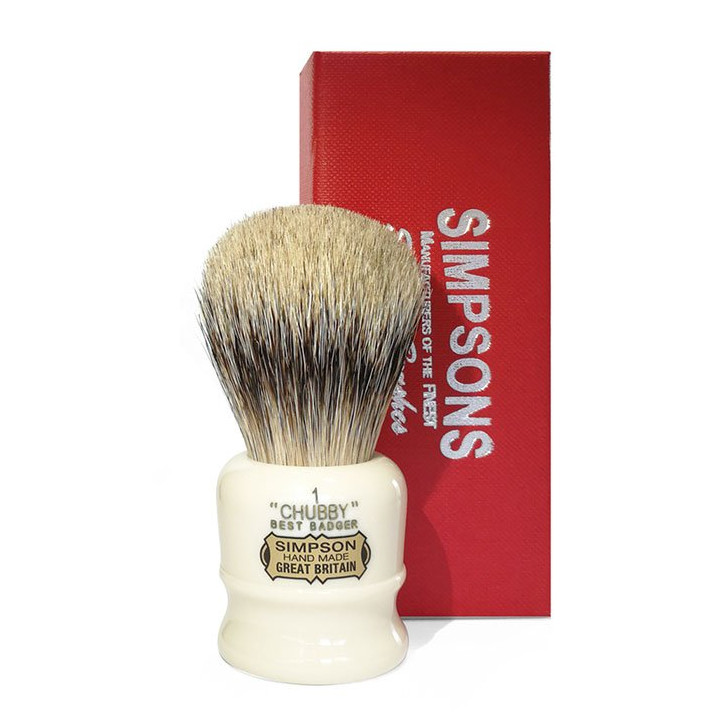 SIMPSONS SHAVING BRUSH CHUBBY 1 BEST BADGER