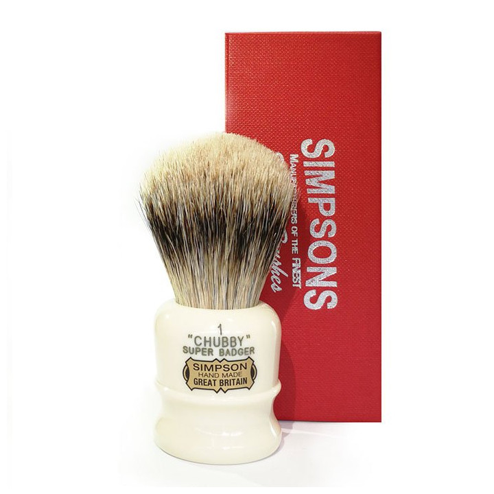 SIMPSONS SHAVING BRUSH CHUBBY 1 SUPER BADGER