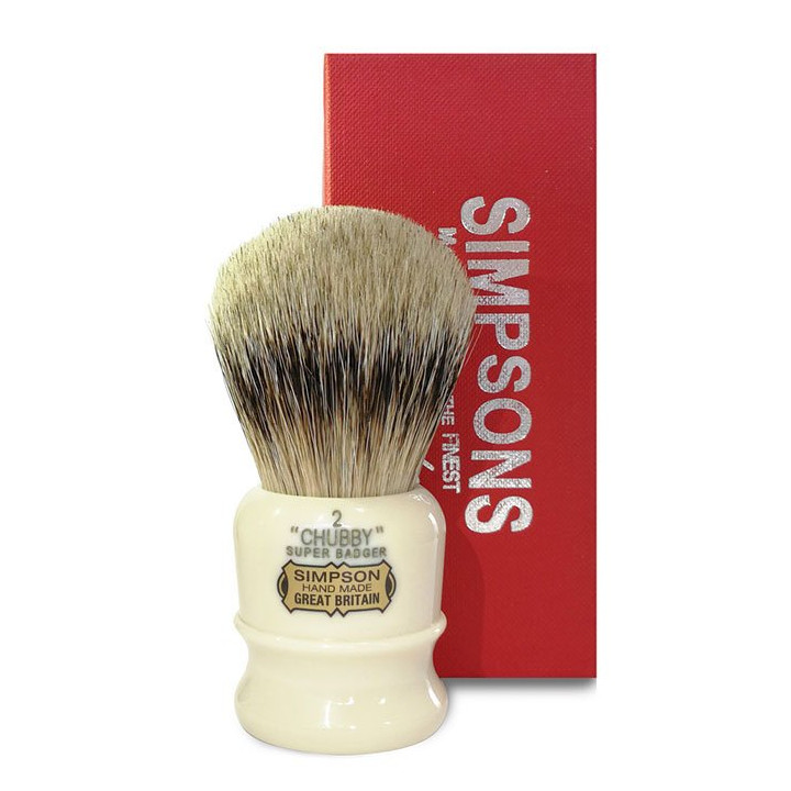 SIMPSONS SHAVING BRUSH CHUBBY 2 SUPER BADGER