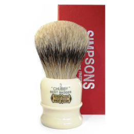 SIMPSONS SHAVING BRUSH CHUBBY 3 BEST BADGER