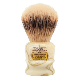 SIMPSON SHAVING BRUSH SUPER BADGER CHUBBY 1 VESTA