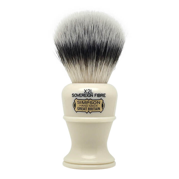 SIMPSONS SHAVING BRUSH COLONEL X2L SOVEREIGN GRADE SYNTHETIC FIBRE