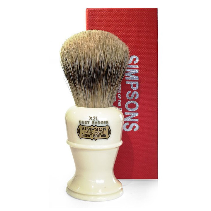 SIMPSONS SHAVING BRUSH COLONEL X2L BEST BADGER
