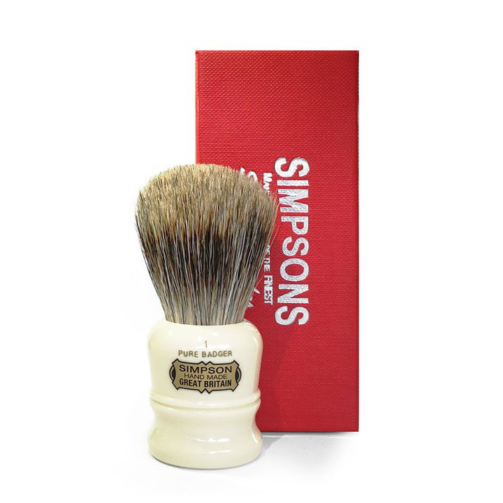 SIMPSONS SHAVING BRUSH DUKE 1 PURE BADGER