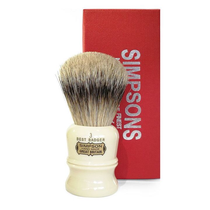 SIMPSONS SHAVING BRUSH DUKE 3 BEST BADGER