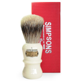 SIMPSONS SHAVING BRUSH EMPEROR 1 SUPER BADGER