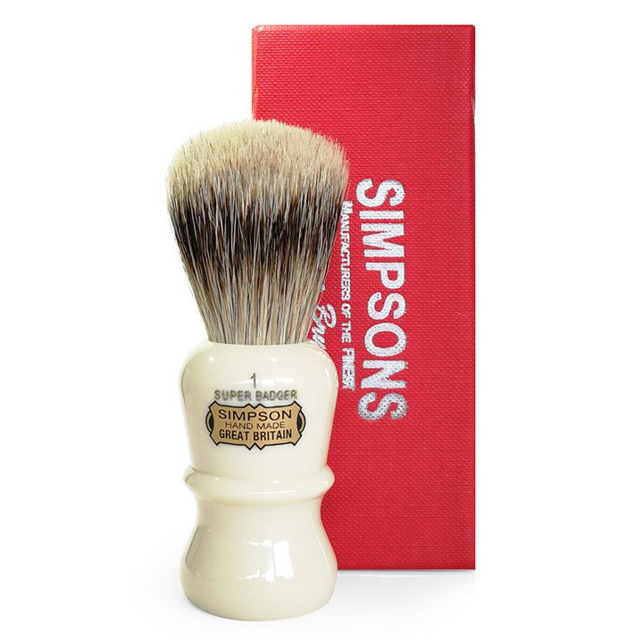SIMPSONS SHAVING BRUSH EMPEROR 1 SUPER BADGER